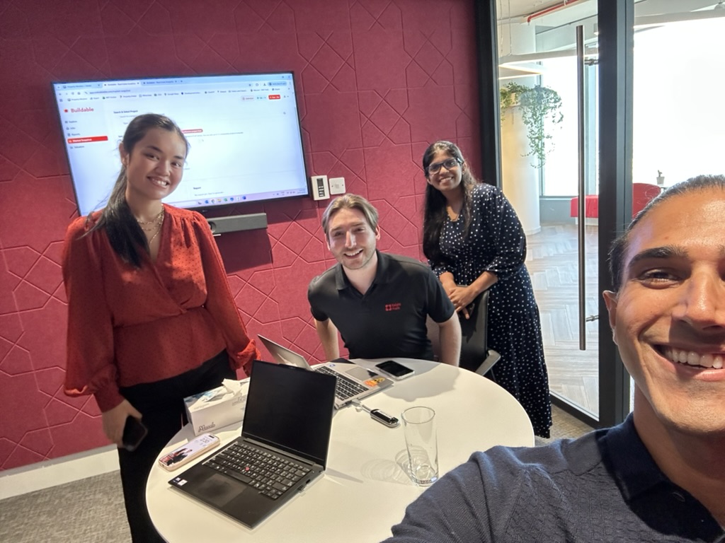 Zakee Ahmed working with the Buildable team